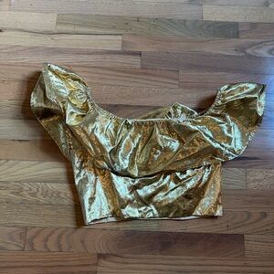 LSF cropped off the shoulder top